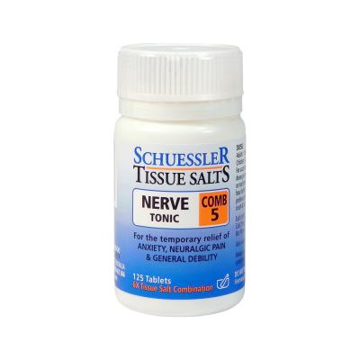 Martin & Pleasance Schuessler Tissue Salts Comb 5 (Nerve Tonic) 125t